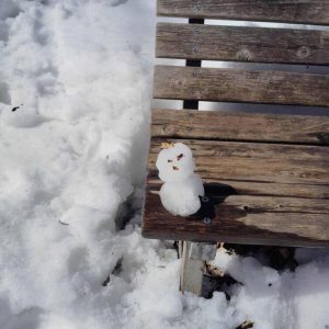 ミニ雪だるま